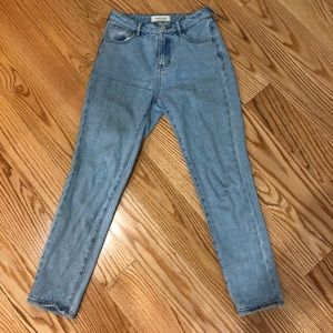 Pacsun Mom Jeans with Astronaut Patch